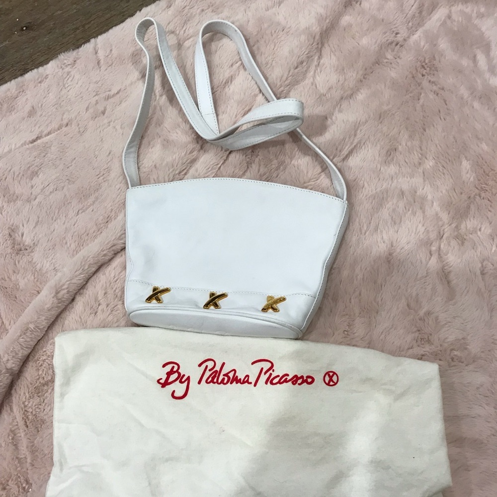 New Paloma Picasso White Purse
